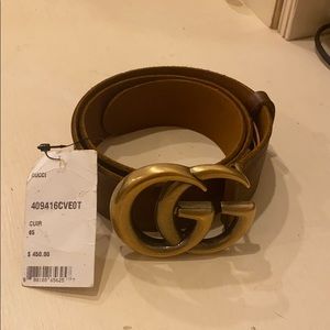 BROWN GUCCI BELT